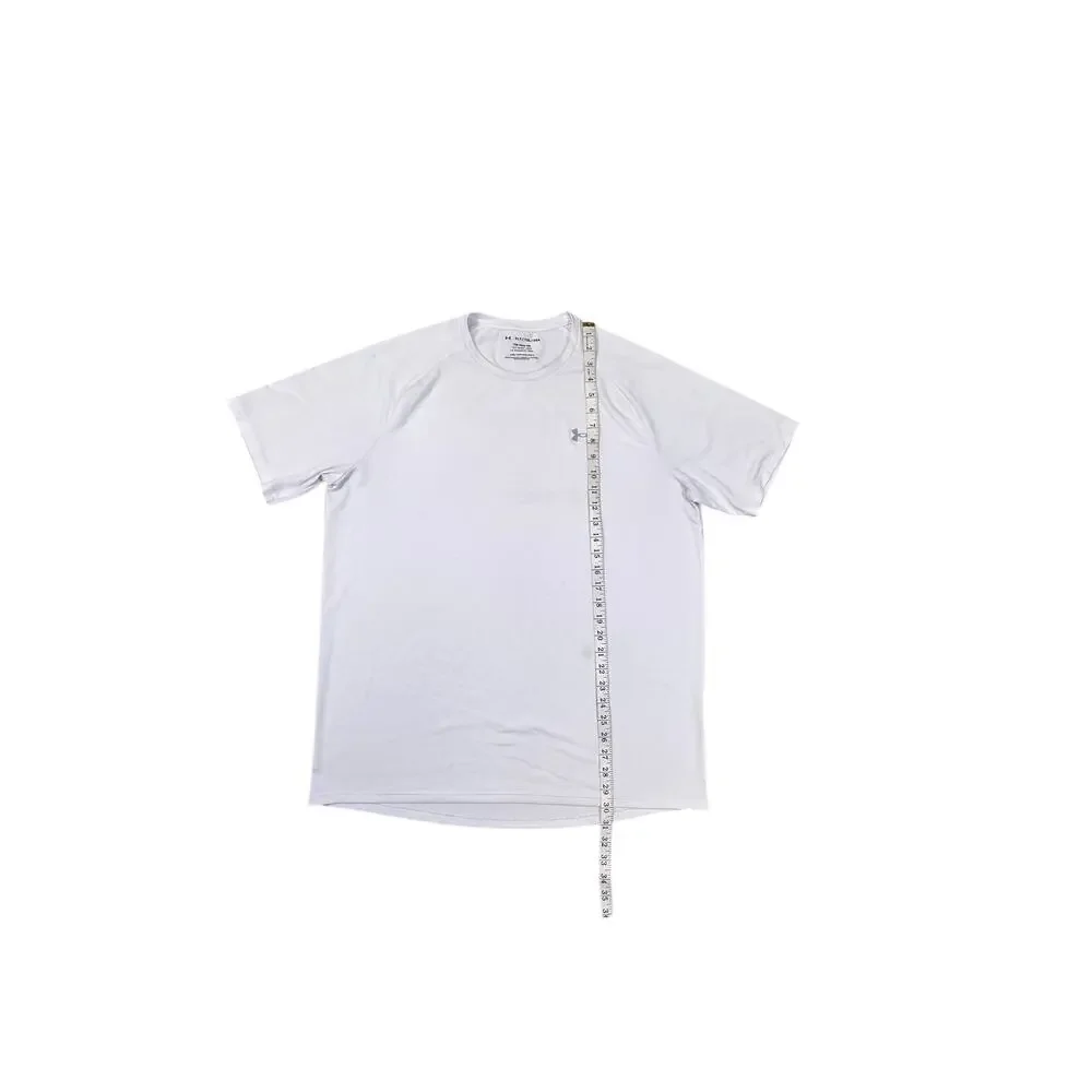 Under Armour Men's White Tech Tee Short Sleeve T-Shirt Loose Fit Size XLT